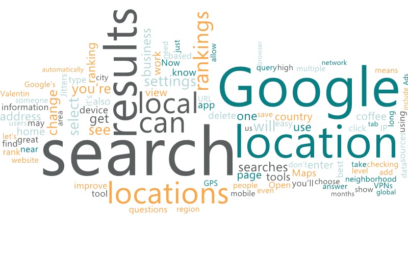 Google Search Results and Rankings for Different Locations