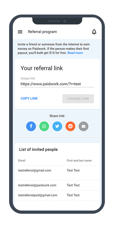 Making Money Online by Invite people and earn - Referral program