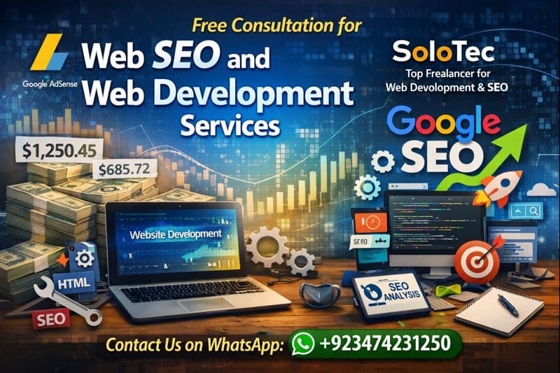 Free consultation for Web SEO and Web Development Services
