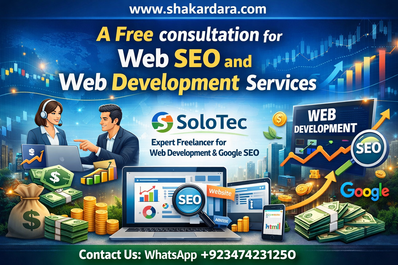 A Free consultation for Web SEO and Web Development Services
