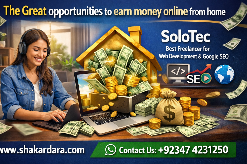 The Great opportunities to earn money online from home