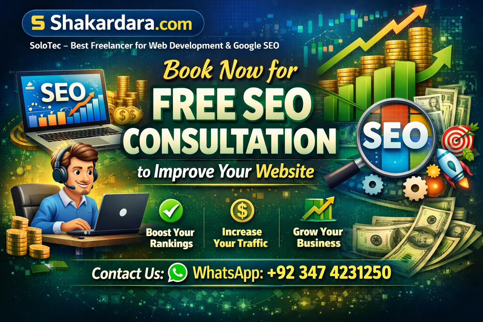 Book Now for Free SEO Consultation to Improve Your Website