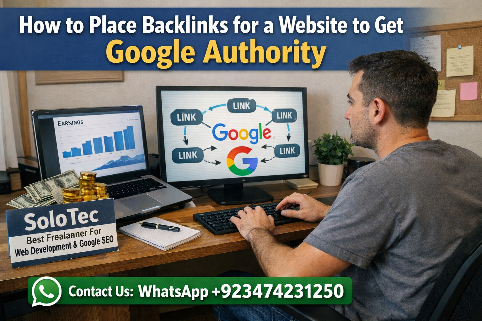 How to Place Backlinks for a Website to Get Google Authority