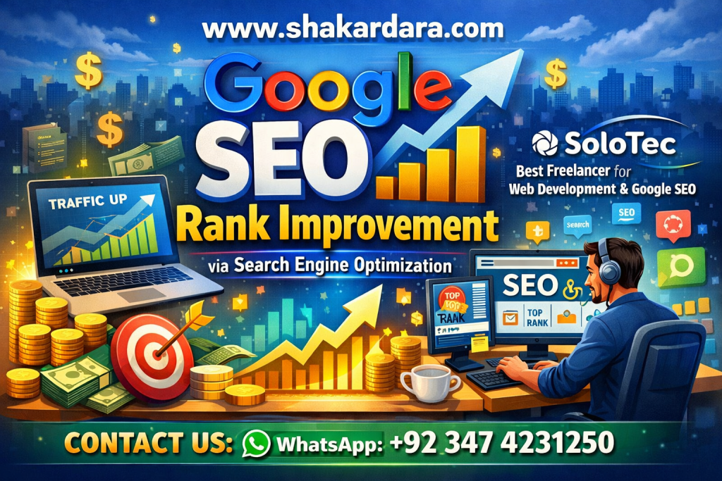 Google SEO Rank Improvement via Search Engine Optimization
